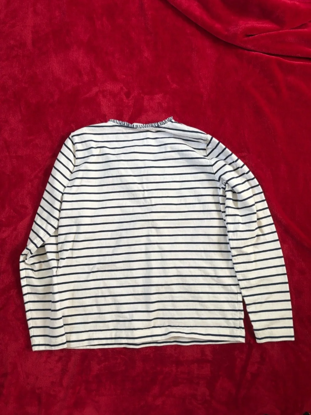 J.Crew Striped Long Sleeve 100% Cotton Tee: Size XS